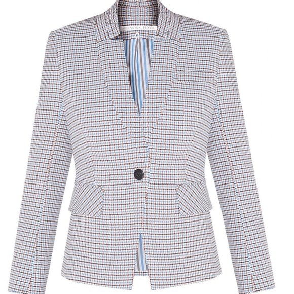 VERONICA BEARD Dickey JACKET Blue Plaid FARLEY - Picture 6 of 16